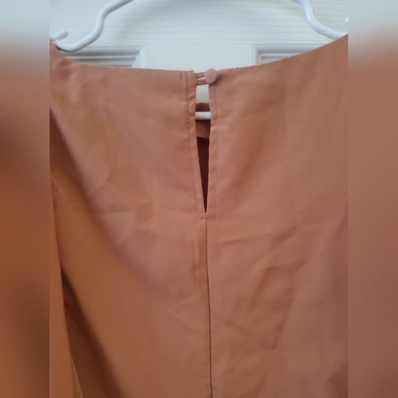 Cream Ruffled Dress - Picture 8 of 9